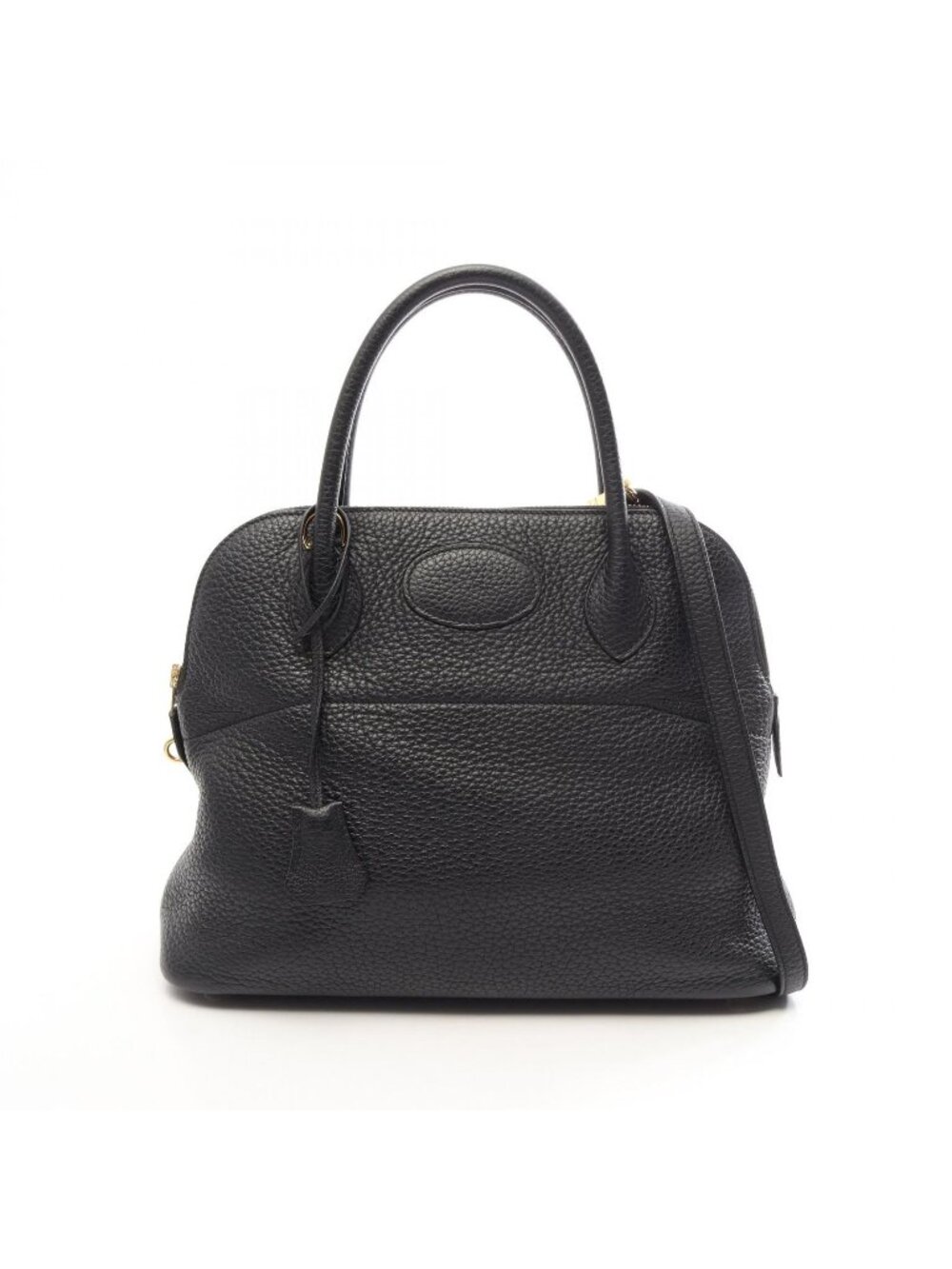 Hermes Handbag Bolide 31 2-Way Black Leather